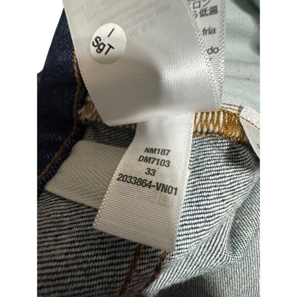 Madewell Women’s 90’s Straight Size 33 Dark Wash New - Picture 14 of 16